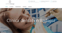 Desktop Screenshot of centrodentalbadajoz.com